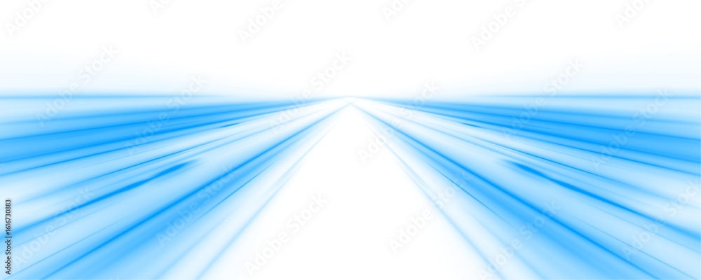 Poster neon light arcs and glowing air flow lines twist and zigzag with vibrant blue tones. abstract spiral
