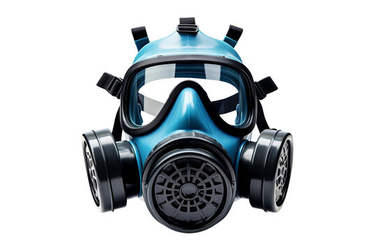 Green plastic toy gas mask