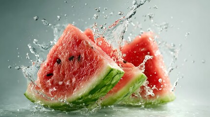 watermelon in water