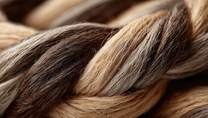Fototapeta premium Close-up braided textile