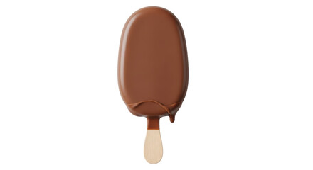 Isolated Chocolate Ice Cream Bar