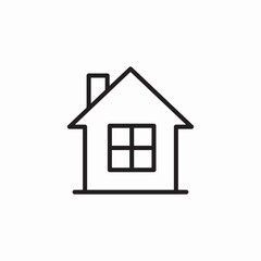 house real estate property icon sign vector