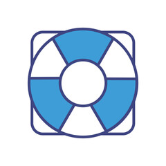 Lifebouy icon vector