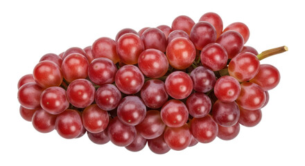 Isolated Bunch of Red Globe Grapes