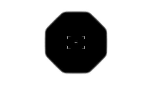 Camera shutter aperture blade animation on green screen, Lens Aperture Opening and closing on chroma key, One Click Keying Focusing with Circular Frame for Overlay Transition, with alpha channel clip