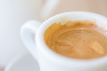 Coffee cup, A cup of espresso
