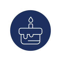 Fototapeta premium Holidays icon vector