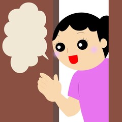 お母さんが声をかけるシーン