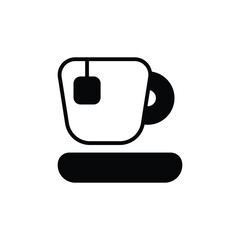 Tea Time icon vector