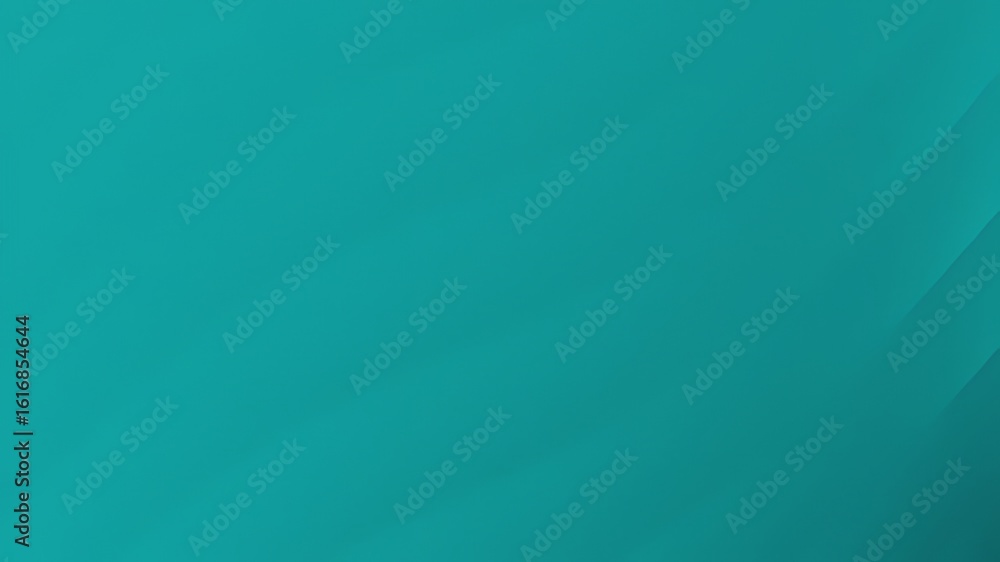 Poster teal background with subtle linear gradients.