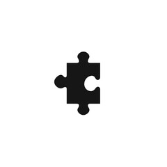 A single puzzle piece on display, representing a vital component in solving a challenge.