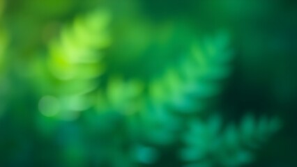 Abstract nature scene with blended green and blue tones, evoking environmental harmony.