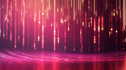 Radiant Particles: A dynamic and vibrant artwork of light, featuring streaks of illumination, perfect for digital projects and multimedia. The play of color, with lines and curves.