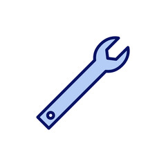 Wrench icon vector. repair icon. tools sign and symbol