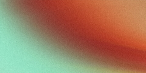 Gradient background with teal orange and red hues and subtle grainy texture abstract composition