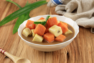 Kolak Pisang Ubi, Indonesian Popular Dessert for Takjil Ramdan