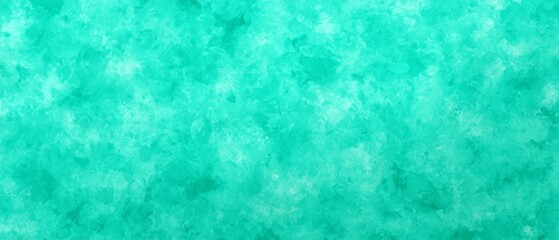 Obraz premium Soft cyan watercolor texture background with faded white and teal color variations abstract design
