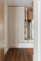 interior design. interior photography of an apartment for rent. One-room apartment with a simple and cozy design. High quality photo