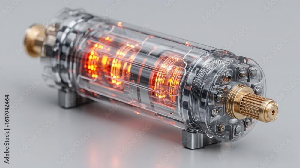Poster a shimmering silver object in motion representing the concept of quantum crypto flow engine in finan