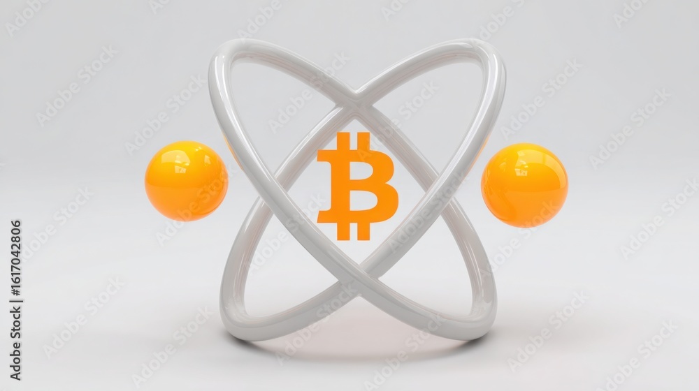 Poster clean white interface displaying the concept of scalable solutions for digital cryptocurrency manage