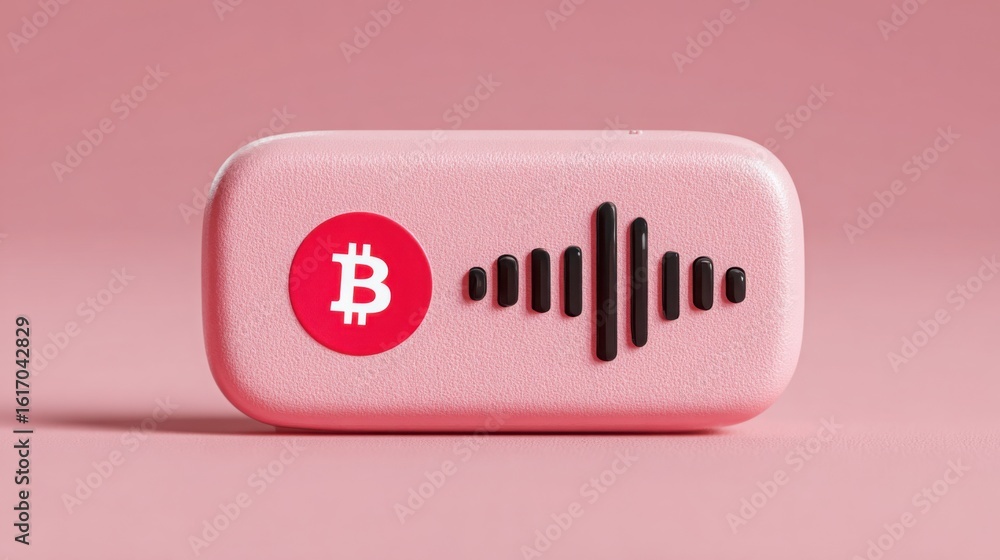 Aufkleber vibrant pink visual representation of a sentiment analysis tool for understanding market trends in c