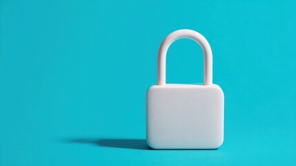 Minimalistic quantum secure price feed icon concept depicting modern financial data transmission and analysis