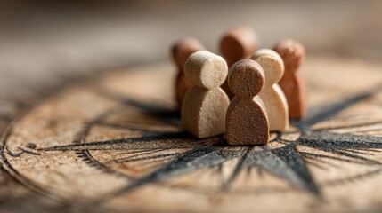 Couple holding a compass symbolizing strategic team dynamics and direction in collaborative business environments