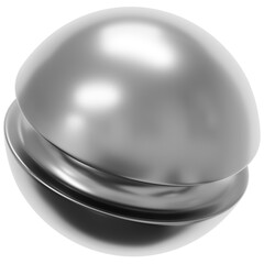 3D Chrome Soft Edge Icon