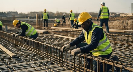 Earlystage building project showing detailed rebar layout and manual adjustments