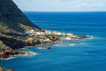Fototapeta premium Coastal area of the parish of Maia. the parish of Maia in Santa Maria-Azores-Portugal