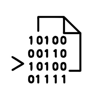 Illustrative binary code in a digital document, signifying the core foundation of technology and data, depicting the evolution of code.