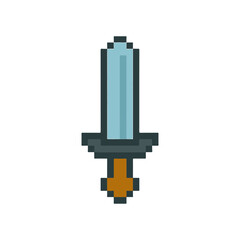 pixel icon sword on white background vector
Vector icon pixel art