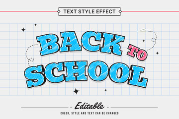 Editable Chalkboard Style Text Effect – School Theme