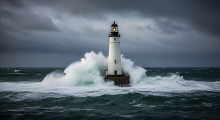 lighthouse on the coast