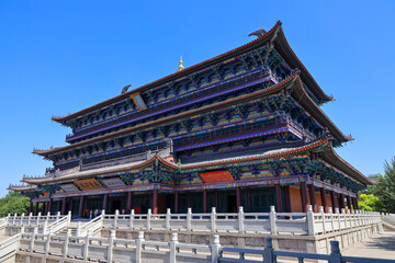 Obraz premium Guangyou Temple, Liaoyang, Liaoning, China