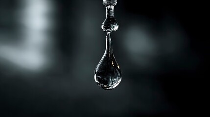 Water droplet closeup