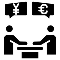 Diplomatic Trade glyph icon