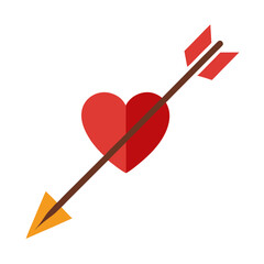 arrow combined with a heart