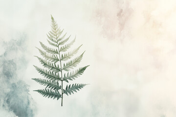 Obraz premium Frosted fir branches laden with snow evoke the serene beauty of a winter Christmas tree