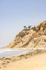 Cliffs at Blacks Beach La Jolla California July 19 2025 