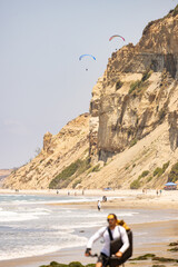 Cliffs at Blacks Beach La Jolla California July 19 2025 