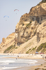 Cliffs at Blacks Beach La Jolla California July 19 2025 