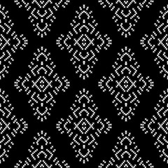 pattern batik flower damask ethnic boho ikat texture tribal geometric background