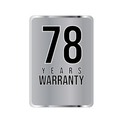 warranty stamp. sign. seal. Hologram stickers, holographic labels with silver texture, vector original product stamp. warranty badge sign insignia symbol with stars on white background