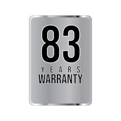 warranty stamp. sign. seal. Hologram stickers, holographic labels with silver texture, vector original product stamp. warranty badge sign insignia symbol with stars on white background