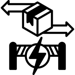 Trade Barrier mixed icon