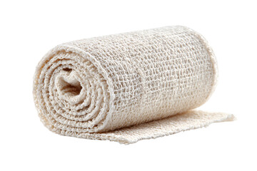 Rolled Beige Medical Bandage First Aid Supply