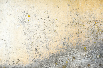 Weathered and cracked concrete wall, displaying age and texture. backgrounds or urban themes