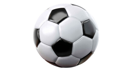 Obraz premium Striking soccer ball on black, a captivating closeup for sports enthusiasts classic.