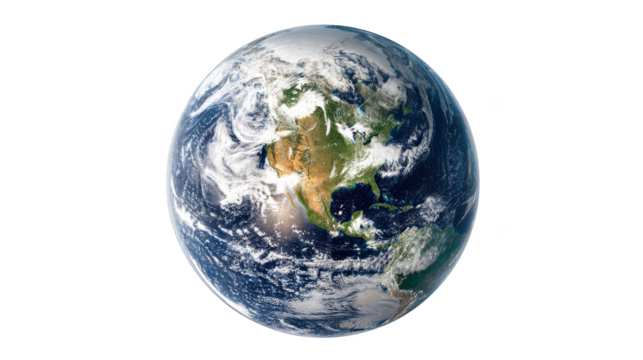 Breathtaking view of earth from space, a stunning display of our blue planet's majesty.